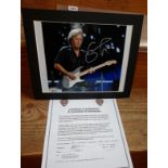 Eric Clapton 10" x 8" colour photo with autograph and COA