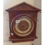 Aneroid barometer by Short & Mason of London, in walnut case