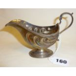 Silver cream jug hallmarked for London 1901, Josiah Williams & Co., approx weight 116g