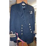 WW2 RNVR Commanders uniform with ribbons