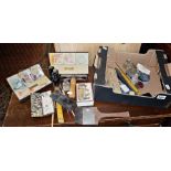 Winsor & Newton paint boxes and other artist's materials