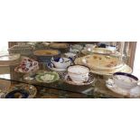 Assorted chinaware, inc. Alfred Meakin 'Cottage' sandwich set, Japanese lustre sideplates, etc.