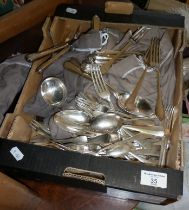 Assorted silver plated cutlery, inc. 44 piece set of St. James pattern and some old English pieces