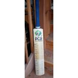 Cricket bat signed by the 2008 County Captains, COA