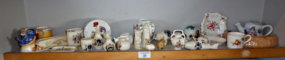 Collection of crested and other china, inc. Flower Fairies pieces