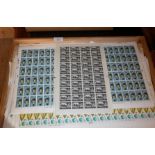 Large collection of mint sheets of British pre-decimal stamps