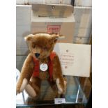 Steiff "Teddy Bu 1925" Bear, COA, with ear button and card box