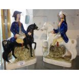 Staffordshire figures of Dick Turpin and Tom King