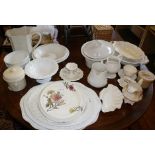 Large quantity of creamware, inc. Booths warming plate and Royal Creamware chamberstick, etc.