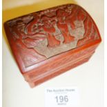 Chinese cinnabar red lacquer box