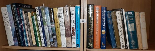 Two shelves of assorted books on Art, Artists and print collecting etc. (35)