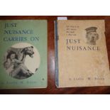 Just Nuisance and "Just Nuisance Carries On" by Leslie M. Steyn - "the only dog to be officially