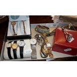 Assorted wrist watches, inc. Sekonda ladies and Rotary, etc.