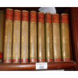 The Works of Mrs Gaskell Knutsford Edition 1906, 8 vols, pub. by Smith Elder & Co, half leather