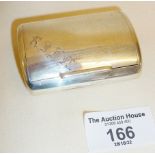 Asprey of London silver snuff box 1901