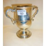 18th c. silver loving cup (426g), London 1793, 16cm tall