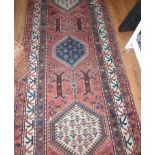 North West Persian runner, 13ft 6ins x 40"