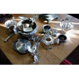 Miscellaneous silver plated items, inc. cutlery