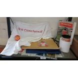 Assorted vintage Royal Mail ephemera including a "First Class Femail" t-shirt etc