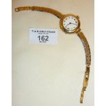 9ct gold wrist watch