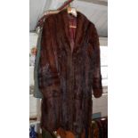 Vintage clothing: Fur coat and a Nubuck ladies coat