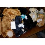 Six Teddy Bears:-Charnwood Bears Artist Bear Limited Edition 1/1 10" mohair, fully jointed, (label),