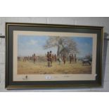 David Shepherd colour print 259/850 of The Masai, signed in pencil lower right