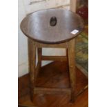 Victorian ash kitchen stool