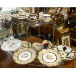 Quantity of fine bone china, inc. Meissen dish, Royal Worcester, Cauldon, Limoges, Dresden and Susie