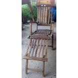 Teakwood steamer chair