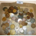 Assorted antique coins, tokens etc
