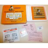 Vintage Nintendo Game and Watch - TC-58 Lifeboat Multi Screen boxed game dated 1983, with