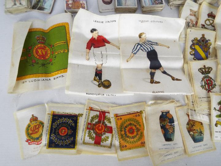 A collection of cigarette cards with a good quantity of silks including Heraldic, Regimental, - Image 2 of 11