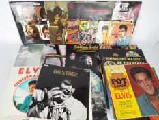 A collection of 7" and 12" vinyl records to include The Beatles, The Rolling Stones, David Bowie,