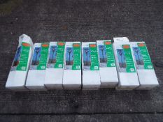 A quantity of boxed garden lights.