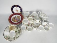 A mixed lot of ceramics to include New Chelsea, Limoges and other.