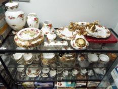 A large quantity of Royal Albert Old Country Roses dinner and tea wares to include plates, cups,