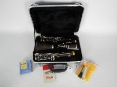 A cased Stagg clarinet model WS-CL110.