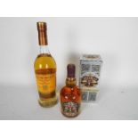 A 70cl bottle of Glenmorangie 10 Year Old, 40% Abv and a 35cl bottle of Chivas Regal 12 Year Old,