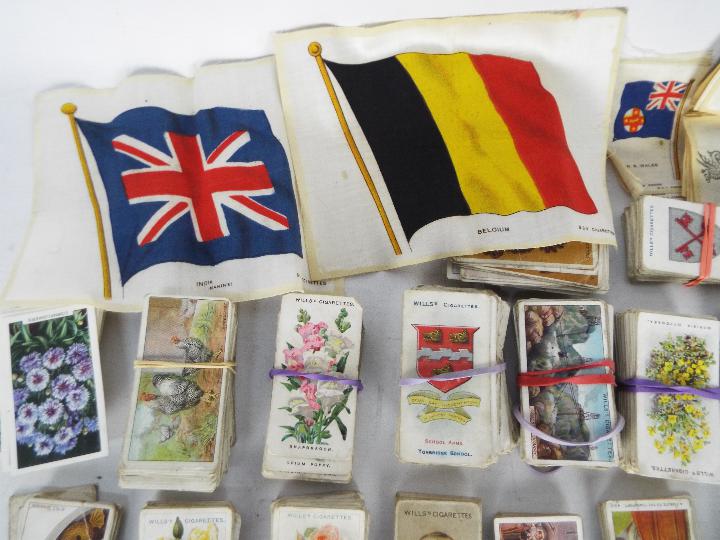 A collection of cigarette cards with a good quantity of silks including Heraldic, Regimental, - Image 5 of 11