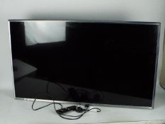 A 43" LG television,