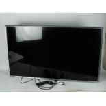 A 43" LG television,