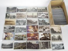 Deltiology - In excess of 300 largely UK topographical cards with some subjects to include social