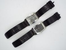 DKNY Watch - two DKNY watches with leather straps, Model Number 250611,