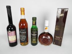 Mixed lot to include Glenfiddich 12 y/o, 35cl and 40% Abv, Plum Cream Liqueur, 500ml and 17% Abv,