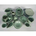 A quantity of Woods Ware Beryl dinner and tea wares with a small quantity of similar Spode,