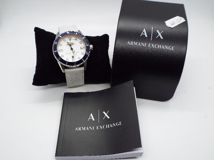 Unused Retail Stock - Gentleman's watch (with original tags) - Armani Exchange stainless steel