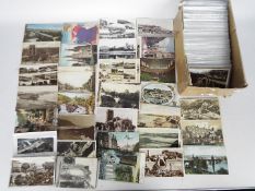 Deltiology - In excess of 400 predominantly earlier period UK cards to include Wales, Lancashire,