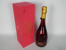 Champagne - a bottle of Cattier Champagne Brut Rose, 12% vol.