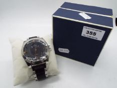 Unused Retail Stock - Gents Diesel watch with stainless steel/leather strap Model No DZ 1721 861507